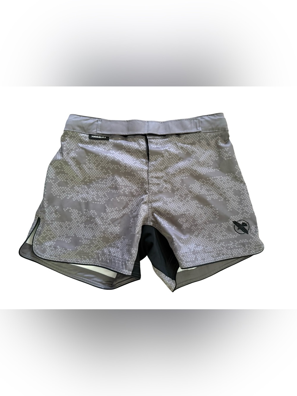Hayabusa Hexagon MMA Fight Shorts Men’s Large Gray Grappling Training